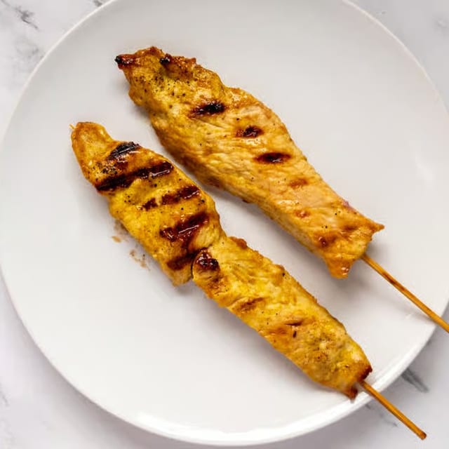 Chicken 2 Skewers.