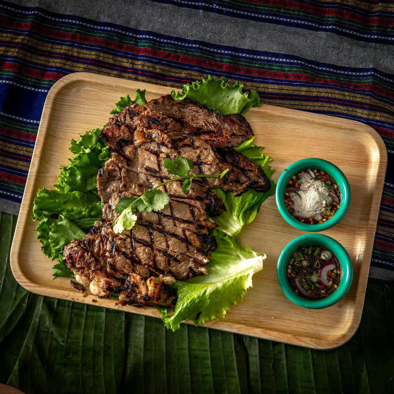 Neur Yang Rib Eye Steak.