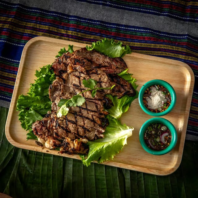 Neur Yang Rib Eye Steak.