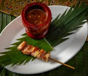 Pork Shoulder 2 Skewers.