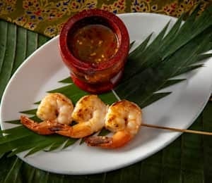Shrimp 2 Skewers.